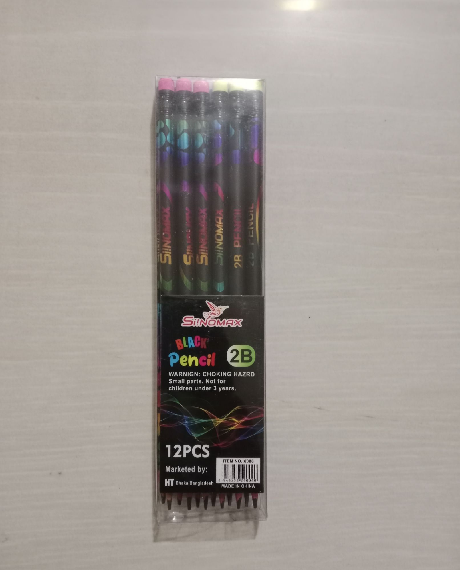 Sinomax Black 2B Pencil